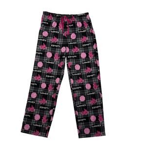 Clueless Themed Size Small Black & Pink Pajama Pants